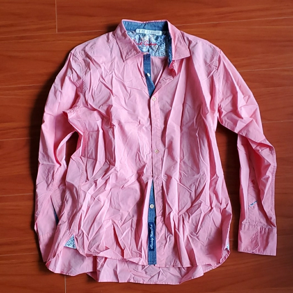 Robert Graham Pink Lightweight Button Up